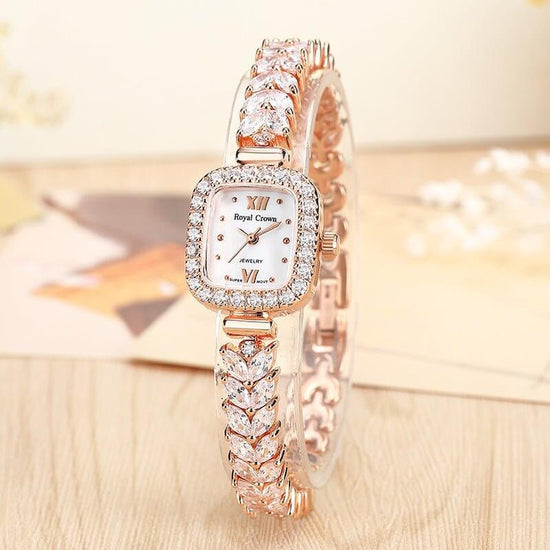 Watch Bracelet Quartz Full Star Diamond Women's Watch $159.00 Dana Fashion Color: 1514B17 Rose Gold Women's Accessories Product information: Special Features: Decoration Display type: pointer Suitable for: Female Style: Fashionable Waterproof: Yes Waterpr