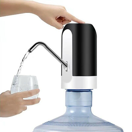 Water Bottle Electric Automatic Universal Dispenser 5 Gallon USB USB Water Dispenser Automatic Drinking Water Bottle $55.33 Dana Fashion Color: Black Dana's Kitchen Product Specifications: Material: ABS, 304 Stainless Steel and Silicone Operating Voltage: