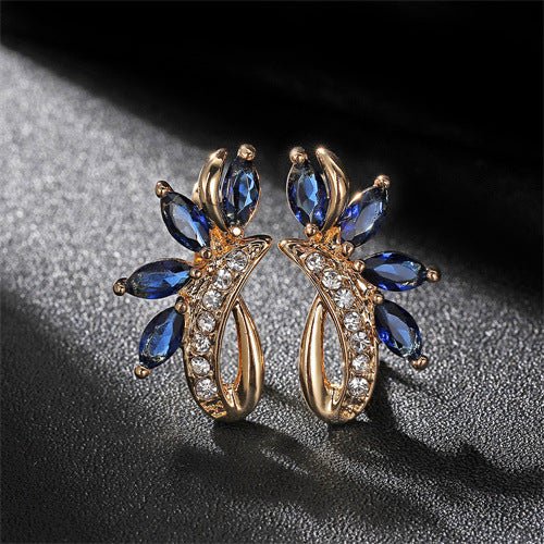 Water Drop Flower Shape Green Zircon Earrings $15.59 Dana Fashion Color: Champagne Gold Sapphire Blue Women's Accessories Product information: Color: Champagne Gold Green, champagne gold purple, champagne gold sapphire blue, champagne gold light blue Mate