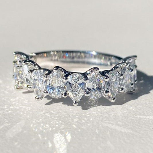 Water Drop Gang Drill Star Same Water Drop Spiral Ring $15.50 Dana Fashion Color: White Gold Color Size: No 10 Women's Accessories Product information: Type: Ring Treatment Process: inlaid zircon Color: Q193 White Gold Applicable population: Female Size: