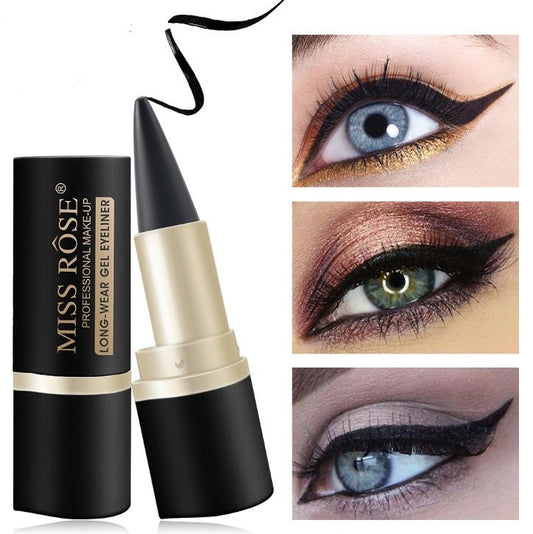 Waterproof Black Eyeliner Liquid Eye Liner Pen Pencil Gel Beauty Makeup Cosmetic Eyelashes Waterproof Eye Liner Makeup Tool $24.99 Dana Fashion Color: Black makeup Overview: The pen core is soft in texture and full in color. It can draw both fine and smoo