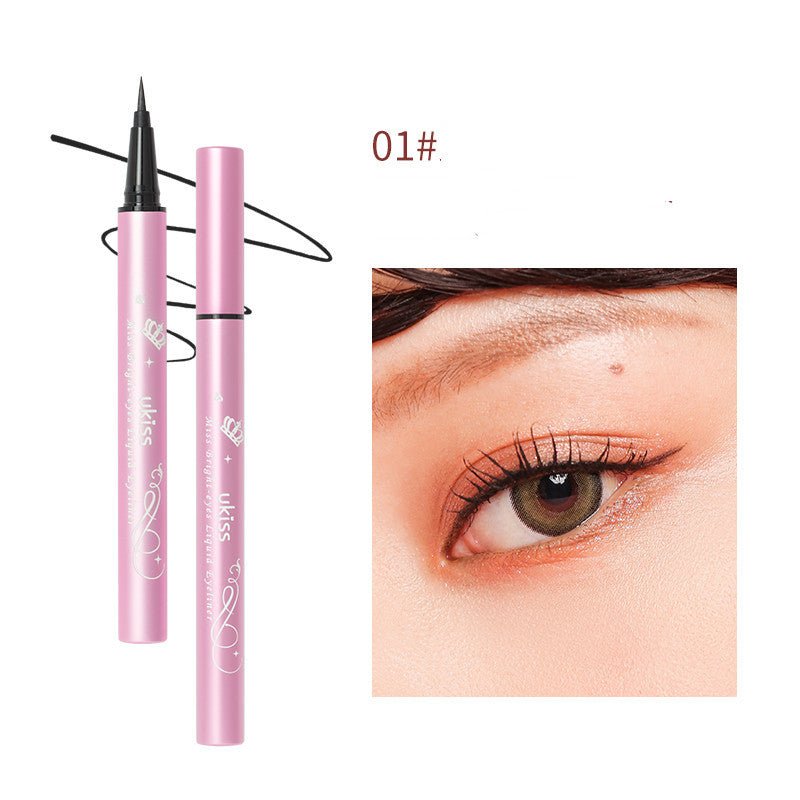 Waterproof color eyeliner pen $75.00 Dana Fashion Color: Black Soft brush makeup Name: Liquid Eyeliner Pen Net content: 0.6g Suitable for the crowd: make-up enthusiasts, novice gospel, product introduction: avoid drawing good eye makeup due to sweat, Blur