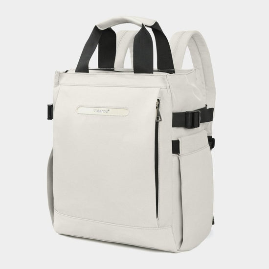 Waterproof Computer Backpack Casual Good-looking Korean Style $104.44 Dana Fashion Color: Milky White Size: 14 Inches Women's Bags Product information: Pattern: solid color Lining texture: Polyester Fiber Applicable scenarios: Daily matching Color: light