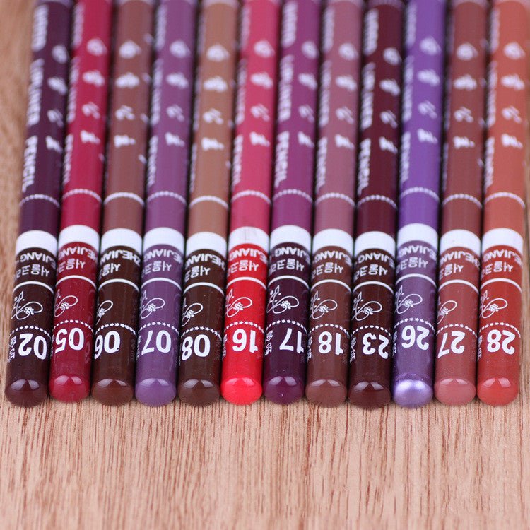 Waterproof Eyeliner lip pencil $22.75 Dana Fashion Color: 12pcs makeup Trade name: Eyeliner lip pencil Category: Eyeliner lip pencil Efficacy: waterproof, no eye liner, lip liner. Efficacy: uniform complexion and concealer. Baby is 12 lip liners, can be u