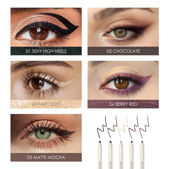 Waterproof eyeliner without smudge $39.00 Dana Fashion Style: Fairy dust makeup Product Details: 1. The back cover can be used to curl directly. 2. When the tip of the pen is too thick, it can be corrected with the pencil sharpener on the back cover. Poin
