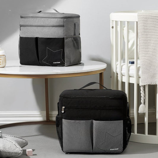 Waterproof Large-capacity Backpack Portable Mother And Baby Outing Bag $51.47 Dana Fashion Color: Mica black Baby & Mother Overview: Large space, multi-function, lightweight decompression, exquisite embroidery Multiple partitions, let the items go to thei