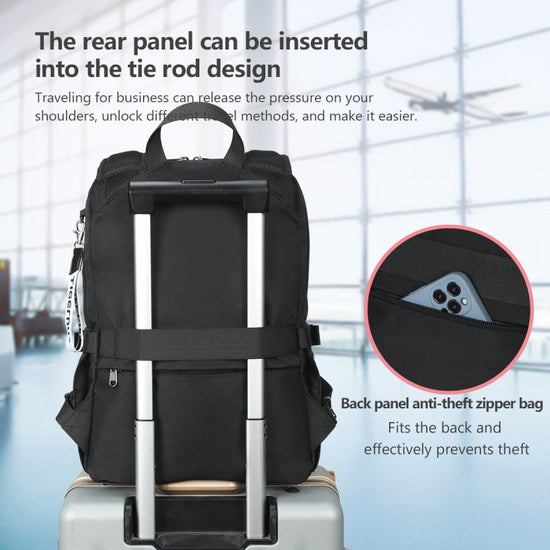 Waterproof Lightweight Backpack Good-looking Men And Women $109.58 Dana Fashion Color: Black Size: 29X13X40CM Women's Bags Product information: Lining texture: Nylon Applicable scenarios: Daily matching Color: light green, Milky White, Black Applicable ge