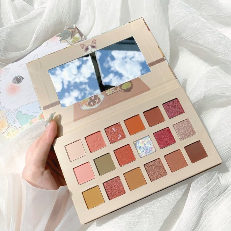 Waterproof powder, pearl light eye shadow $16.44 Dana Fashion Color: Red makeup Color: 18 Color number: 8 colors and above Model: MUGE LEEN18 color eye shadow disc Special purpose cosmetics: no Suitable skin type: General Efficacy: modification
