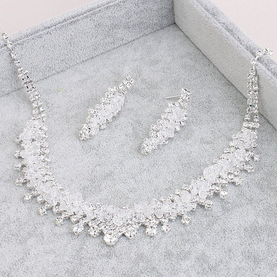 Wedding jewelry set $33.19 Dana Fashion Style: Crown Women's Accessories [Color]: Silver [Material: Alloy Size: Circumference: 36cm; Middle Height: 3cm
