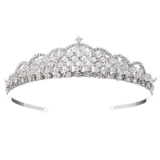 Wedding jewelry set $33.19 Dana Fashion Style: Crown Women's Accessories [Color]: Silver [Material: Alloy Size: Circumference: 36cm; Middle Height: 3cm