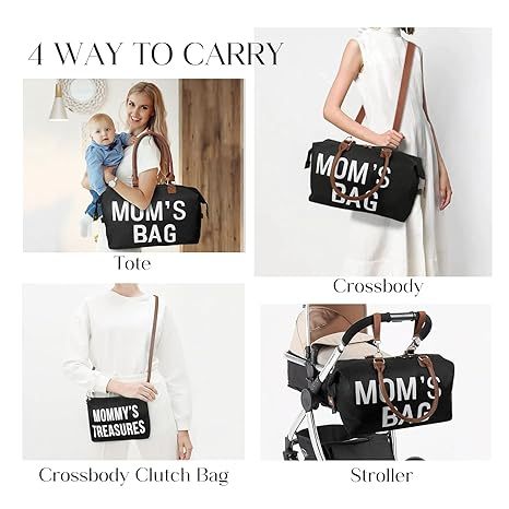 Weekender Bag For Women, Travel Duffel Bag For Women, Gym Bag Girls Traveling Mom Bag ,Carry On Tote Bag For Women Travel Sports Airplanes 3Pcs Set $55.99 Dana Fashion Color: Beige Women's Bags Large Capacity & Chic Mommy Bag - Spacious enough to hold mos