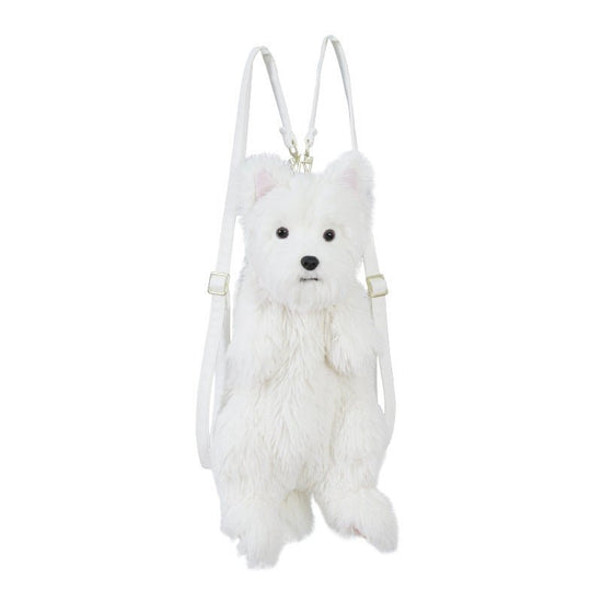 West Highland Backpack Puppy Plush Crossbody Bag $89.99 Dana Fashion Color: Style 1 Height: Gift Box Packaging Women's Bags Product information: Color: Western Highland, Western Highland j k plaid pink scarf, Western Highland j k plaid blue scarf, Western