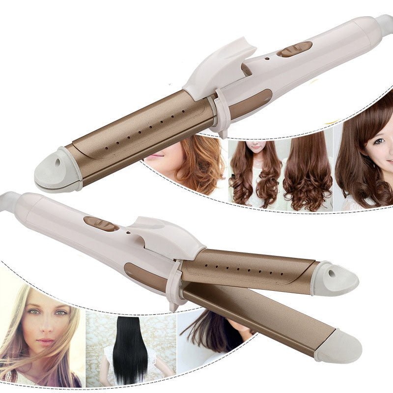 Wet and dry curling iron $18.95 Dana Fashion Color: EU Beauty Tools Product category: Roll and straight dual-use Applicable hair: wet and dry Heat conductor material: environmentally friendly alloy Diameter of heat conductor: 21mm-30mm Temperature control