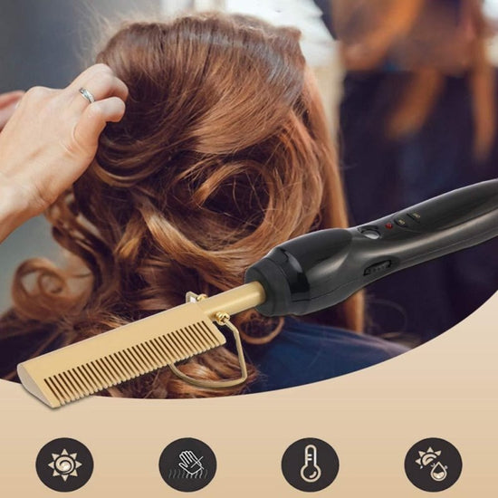 Wet and dry hair curlers $38.41 Dana Fashion Color: Black style: EU Beauty Tools Product Category: Hair curler Applicable hair: wet and dry Thermal conductor material: environmentally friendly alloy Thermal conductor diameter: 21mm-30mm Temperature contro