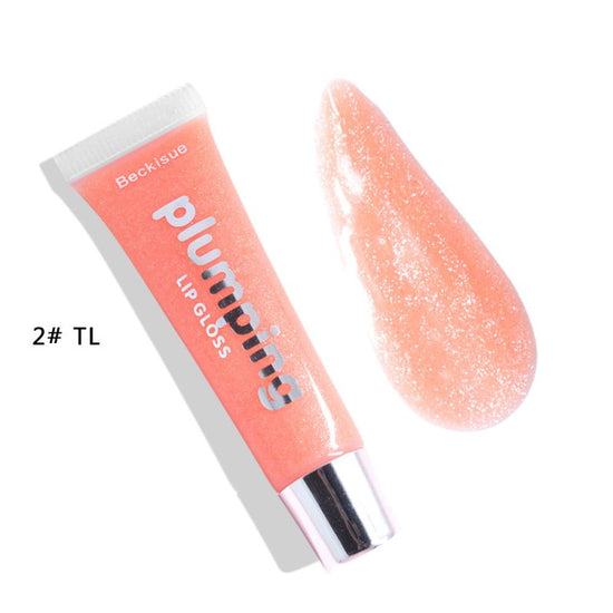 Wet Cherry Gloss Plumping Lip gloss Lip Plumper Makeup Big Lip Gloss Moisturizer Plump Volume Shiny Vitamin E Mineral Oil $18.46 Dana Fashion Color: TL makeup 1# SH: Warm nude (glossy+ little glitter). 2# TL: light peachy pink(glossy+glitter). 3# VV: Brig