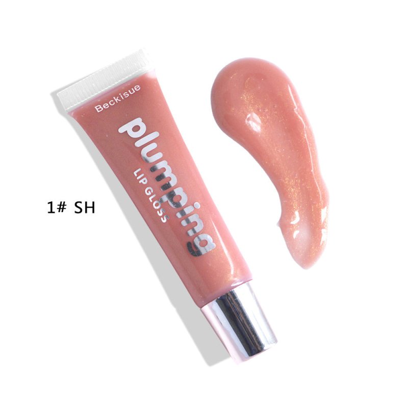 Wet Cherry Gloss Plumping Lip gloss Lip Plumper Makeup Big Lip Gloss Moisturizer Plump Volume Shiny Vitamin E Mineral Oil $18.46 Dana Fashion Color: SH makeup 1# SH: Warm nude (glossy+ little glitter). 2# TL: light peachy pink(glossy+glitter). 3# VV: Brig