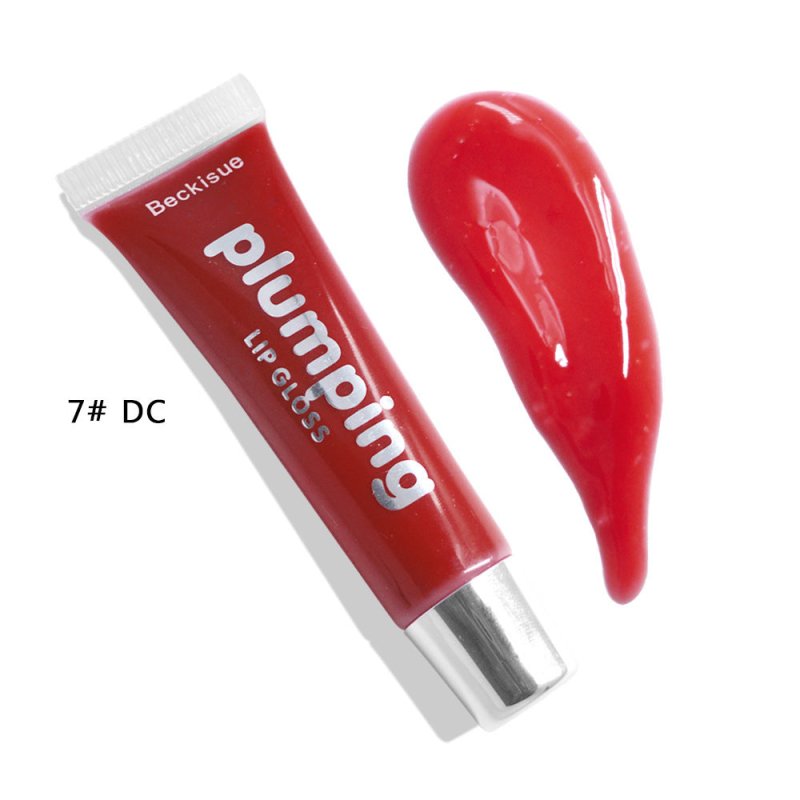 Wet Cherry Gloss Plumping Lip gloss Lip Plumper Makeup Big Lip Gloss Moisturizer Plump Volume Shiny Vitamin E Mineral Oil $18.46 Dana Fashion Color: DC makeup 1# SH: Warm nude (glossy+ little glitter). 2# TL: light peachy pink(glossy+glitter). 3# VV: Brig