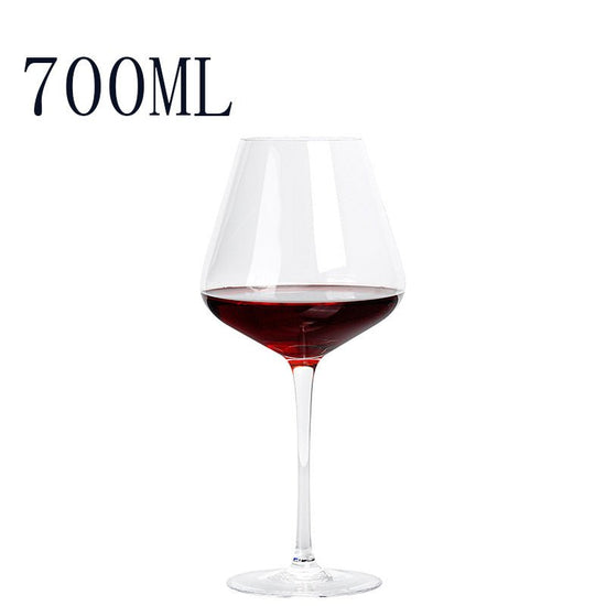 Wine Decanter Hip Flask Pourer Family Bar $29.24 Dana Fashion Color: 700ML Dana's Kitchen Overview: High-end Large capacity red wine glasses decanter. Lead-free crystal glass material, health, safety. Cold incision process, fine workmanship. Specification