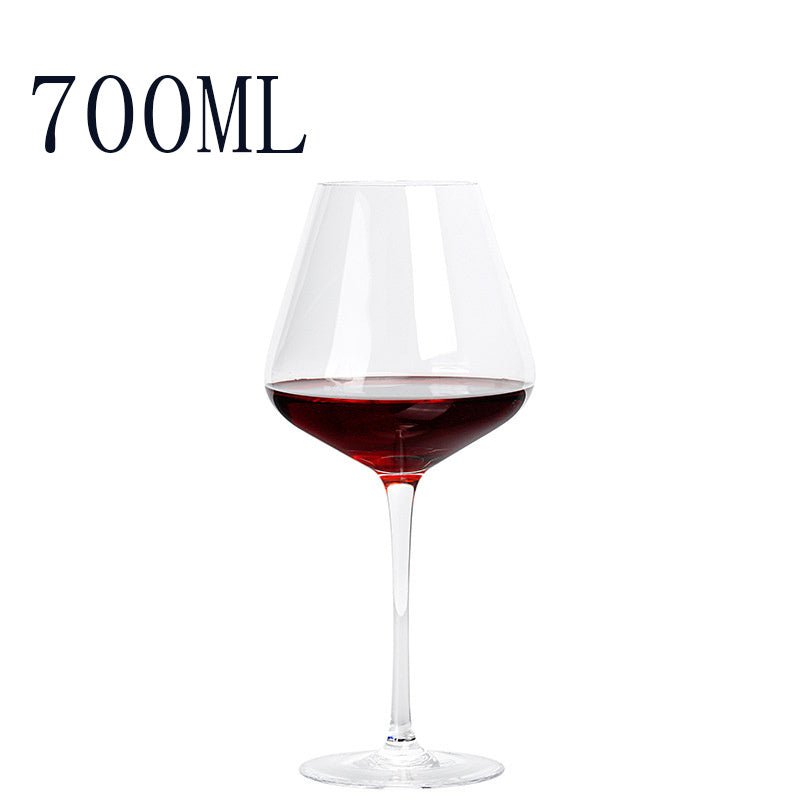 Wine Decanter Hip Flask Pourer Family Bar $29.24 Dana Fashion Color: 700ML Dana's Kitchen Overview: High-end Large capacity red wine glasses decanter. Lead-free crystal glass material, health, safety. Cold incision process, fine workmanship. Specification