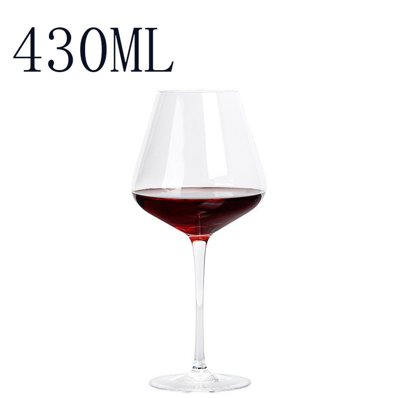 Wine Decanter Hip Flask Pourer Family Bar $24.43 Dana Fashion Color: 430ml Dana's Kitchen Overview: High-end Large capacity red wine glasses decanter. Lead-free crystal glass material, health, safety. Cold incision process, fine workmanship. Specification