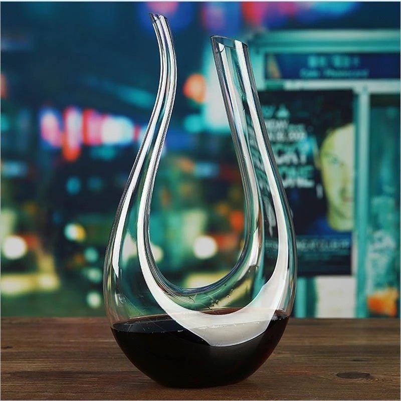 Wine Decanter Hip Flask Pourer Family Bar $81.27 Dana Fashion Color: 052 Dana's Kitchen Overview: High-end Large capacity red wine glasses decanter. Lead-free crystal glass material, health, safety. Cold incision process, fine workmanship. Specification:
