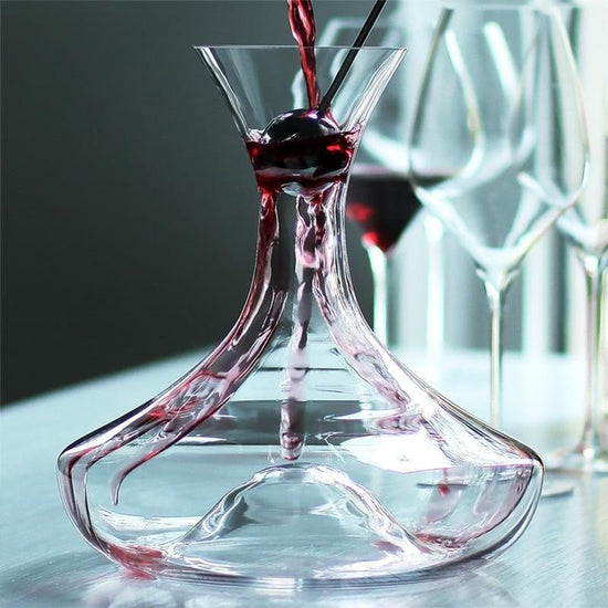 Wine Decanter Hip Flask Pourer Family Bar $127.37 Dana Fashion Color: 2000ML without ball Dana's Kitchen Overview: High-end Large capacity red wine glasses decanter. Lead-free crystal glass material, health, safety. Cold incision process, fine workmanship