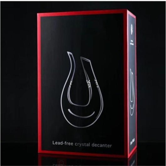 Wine Decanter Hip Flask Pourer Family Bar $75.37 Dana Fashion Color: White with box Dana's Kitchen Overview: High-end Large capacity red wine glasses decanter. Lead-free crystal glass material, health, safety. Cold incision process, fine workmanship. Spec