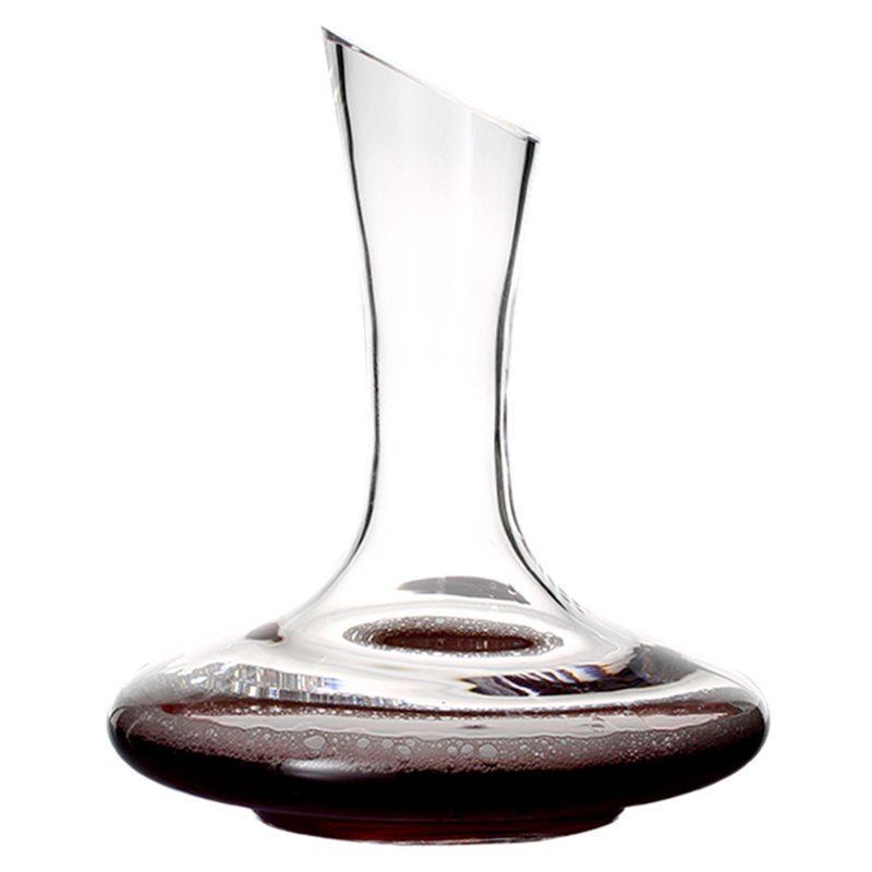Wine Decanter Hip Flask Pourer Family Bar $59.02 Dana Fashion Color: 1100ML Dana's Kitchen Overview: High-end Large capacity red wine glasses decanter. Lead-free crystal glass material, health, safety. Cold incision process, fine workmanship. Specificatio