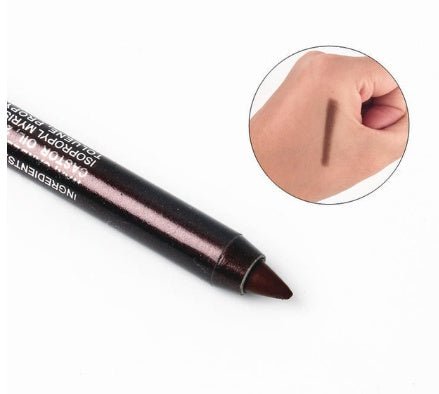 Wine Red Green Blue Purple Silver Eyeliner Eye And Eye Multi-use Eye Shadow Lipstick Eyebrow Pencil $20.26 Dana Fashion Color: Charcoal black coffee makeup Art: Eyeliner Nutzen: Fasten Sie, /trocknen Sie schnell, Einfach zu tragen, Langebig, Natürlich For
