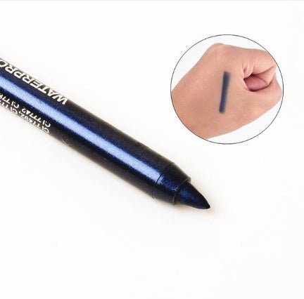Wine Red Green Blue Purple Silver Eyeliner Eye And Eye Multi-use Eye Shadow Lipstick Eyebrow Pencil $20.26 Dana Fashion Color: Pearly blue makeup Art: Eyeliner Nutzen: Fasten Sie, /trocknen Sie schnell, Einfach zu tragen, Langebig, Natürlich Formulierung: