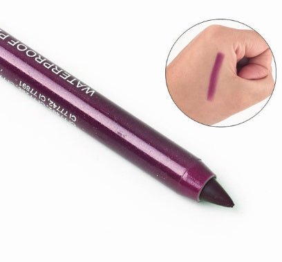 Wine Red Green Blue Purple Silver Eyeliner Eye And Eye Multi-use Eye Shadow Lipstick Eyebrow Pencil $20.26 Dana Fashion Color: Witch purple makeup Art: Eyeliner Nutzen: Fasten Sie, /trocknen Sie schnell, Einfach zu tragen, Langebig, Natürlich Formulierung