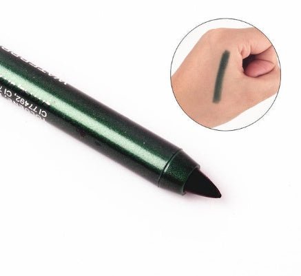 Wine Red Green Blue Purple Silver Eyeliner Eye And Eye Multi-use Eye Shadow Lipstick Eyebrow Pencil $20.26 Dana Fashion Color: Soft light deep charm green makeup Art: Eyeliner Nutzen: Fasten Sie, /trocknen Sie schnell, Einfach zu tragen, Langebig, Natürli