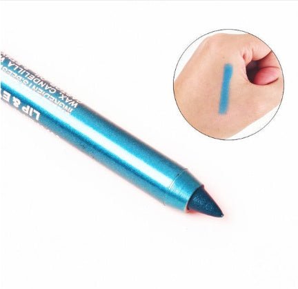 Wine Red Green Blue Purple Silver Eyeliner Eye And Eye Multi-use Eye Shadow Lipstick Eyebrow Pencil $20.26 Dana Fashion Color: Soft light soft blue makeup Art: Eyeliner Nutzen: Fasten Sie, /trocknen Sie schnell, Einfach zu tragen, Langebig, Natürlich Form
