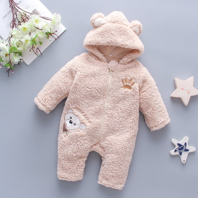 Winter Baby Boy Girl Romper Cotton Clothes $38.17 Dana Fashion Color: Khaki Size: 66cm Baby Clothing Product Details: Fabric: Cotton Applicable gender: unisex Color classification: White Brown Khaki Safety class: Class A Material Composition: Cotton 80% P