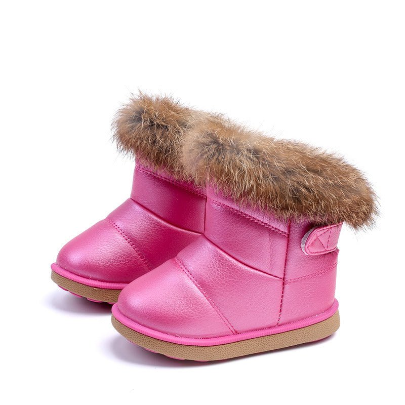 Winter Children's Shoes, Girls' Boots, Snow Boots $32.02 Dana Fashion Color: Red Size: 21 Baby & Mother Product Information: Applicable Scene: Daily Sole Craft: Injection Shoes Insole Material: Pu Leather Material: Pu Size Information: @font-face{font-fam