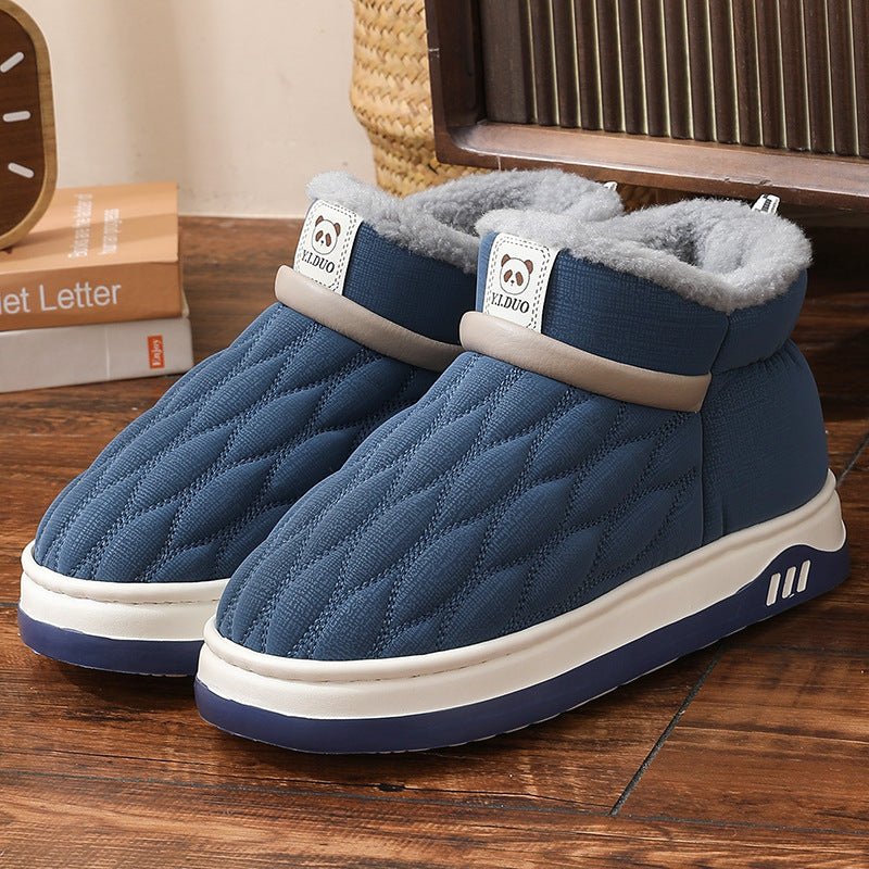 Winter Leather Waterproof Cotton Shoes Women $30.84 Dana Fashion Color: Coffee Size: 36to37 Women's shoes Product information: Pattern: solid color Color: gray, coffee, dark blue, orange, red skin Size: 36-37 [cotton shoes thick, small size],38-39 [cotton