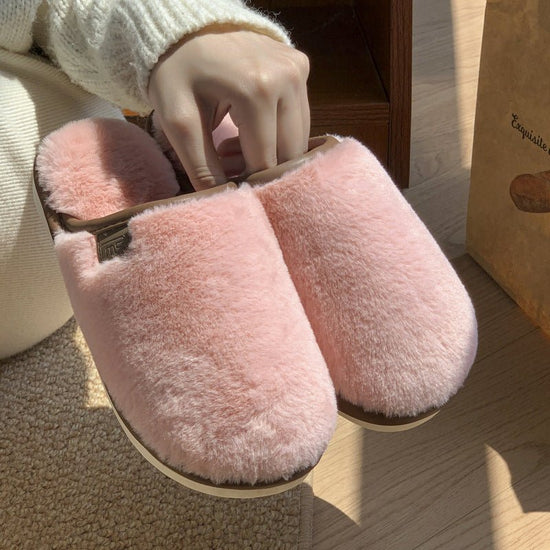 Winter Plush Slippers Warm Solid House Shoes Non-slip Bedroom Floor Home Slipper For Women Men $30.15 Dana Fashion Color: Blue Size: 40to41 Women's shoes Product information: Upper material :PVC Sole material :pvc Applicable gender: Neutral/male/female Ho