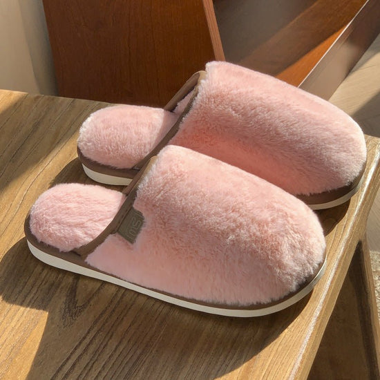Winter Plush Slippers Warm Solid House Shoes Non-slip Bedroom Floor Home Slipper For Women Men $29.79 Dana Fashion Color: Pink Size: 36to37 Women's shoes Product information: Upper material :PVC Sole material :pvc Applicable gender: Neutral/male/female Ho
