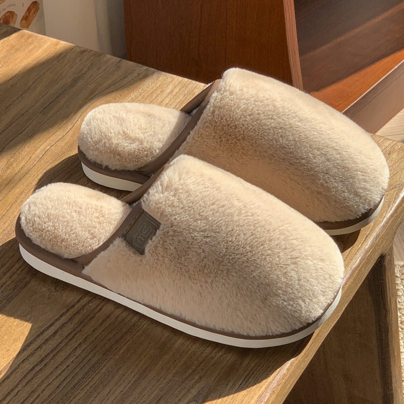 Winter Plush Slippers Warm Solid House Shoes Non-slip Bedroom Floor Home Slipper For Women Men $29.79 Dana Fashion Color: Coffee Size: 36to37 Women's shoes Product information: Upper material :PVC Sole material :pvc Applicable gender: Neutral/male/female