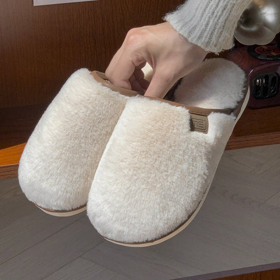 Winter Plush Slippers Warm Solid House Shoes Non-slip Bedroom Floor Home Slipper For Women Men $29.79 Dana Fashion Color: White Size: 36to37 Women's shoes Product information: Upper material :PVC Sole material :pvc Applicable gender: Neutral/male/female H