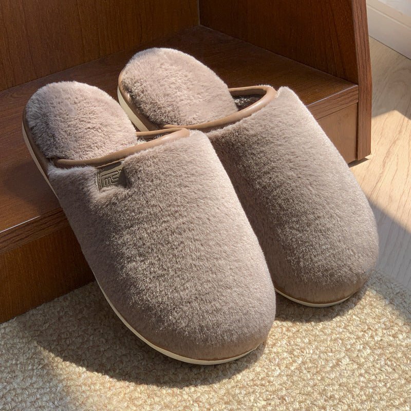 Winter Plush Slippers Warm Solid House Shoes Non-slip Bedroom Floor Home Slipper For Women Men $30.15 Dana Fashion Color: Brown Size: 40to41 Women's shoes Product information: Upper material :PVC Sole material :pvc Applicable gender: Neutral/male/female H