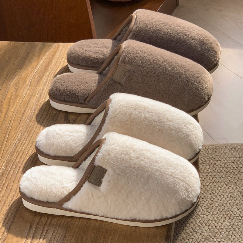 Winter Plush Slippers Warm Solid House Shoes Non-slip Bedroom Floor Home Slipper For Women Men $30.15 Dana Fashion Color: Blue Size: 40to41 Women's shoes Product information: Upper material :PVC Sole material :pvc Applicable gender: Neutral/male/female Ho