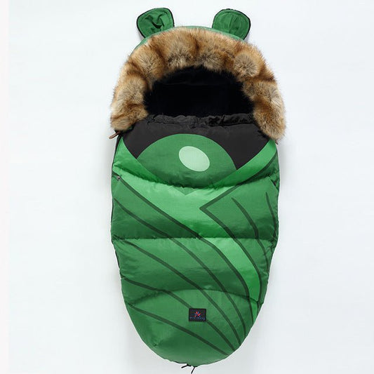 Winter Sleeping Bags Envelope Newborn Baby Stroller Pad $359.97 Dana Fashion Color: Brown Baby & Mother Product Information: Applicable age: Freshmen 3 months 6 months Fabric: Cotton denim Applicable gender: female/male Color classification: orange, red,