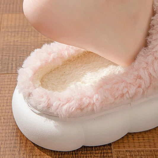Winter Warm Fur Slippers For Women Cute Bow House Non Slip Soft Shoes Comfort Flat Heel Home Indoor Bedroom Plush Slippers $49.45 Dana Fashion Color: Green Size: 36x37 Women's shoes Specification: Foot length 22~22.5cm=Size 36-37=Fit for 35-36 Foot length