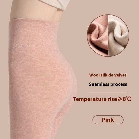 Winter Warm Leggings Cashmere Plus Velvet Tight Pants Fashion High Waist Slim Fit Trousers For Women Clothing $34.07 Dana Fashion Colour: Pink Size: 2XL Women's clothing Overview: Unique design, stylish and beautiful. Good material, comfortable wear. A va