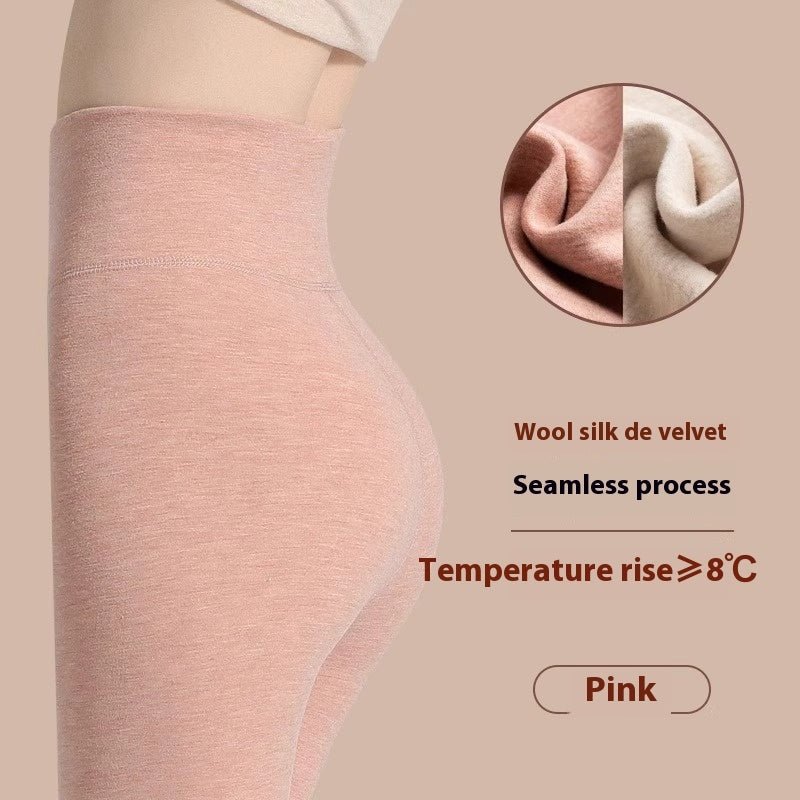 Winter Warm Leggings Cashmere Plus Velvet Tight Pants Fashion High Waist Slim Fit Trousers For Women Clothing $34.07 Dana Fashion Colour: Pink Size: 2XL Women's clothing Overview: Unique design, stylish and beautiful. Good material, comfortable wear. A va