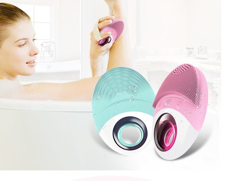 Wireless Charging Silicone Cleansing Instrument $35.00 Dana Fashion Color: Green Beauty Tools Overview The automatic foaming cleansing instrument can automatically produce rich and dense foam, and it can directly remove pores through sound waves to help y