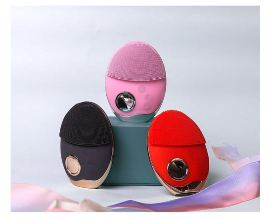 Wireless charging skin cleansing beauty instrument electric cleaning brush ultrasonic vibration wash brush $39.99 Dana Fashion Color: Black Beauty Tools Product attribute introduction Product Name: Skin Renewal Cleansing Instrument Charging: wireless char