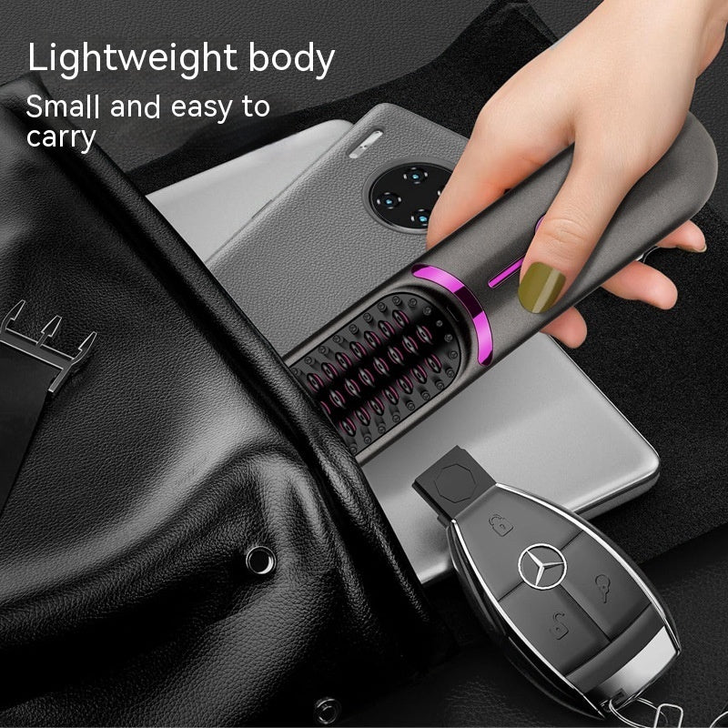 Wireless Straight Comb USB Charging Hairdressing Comb Rolls $69.95 Dana Fashion power: USB Beauty Tools Product information: Power supply: USB Power supply mode: Wireless (lithium battery) Product color: gray Battery: 5v 1-2A 5200mAh Charging time: 4 hour