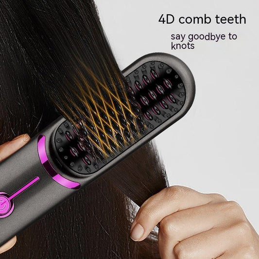 Wireless Straight Comb USB Charging Hairdressing Comb Rolls $69.95 Dana Fashion power: USB Beauty Tools Product information: Power supply: USB Power supply mode: Wireless (lithium battery) Product color: gray Battery: 5v 1-2A 5200mAh Charging time: 4 hour